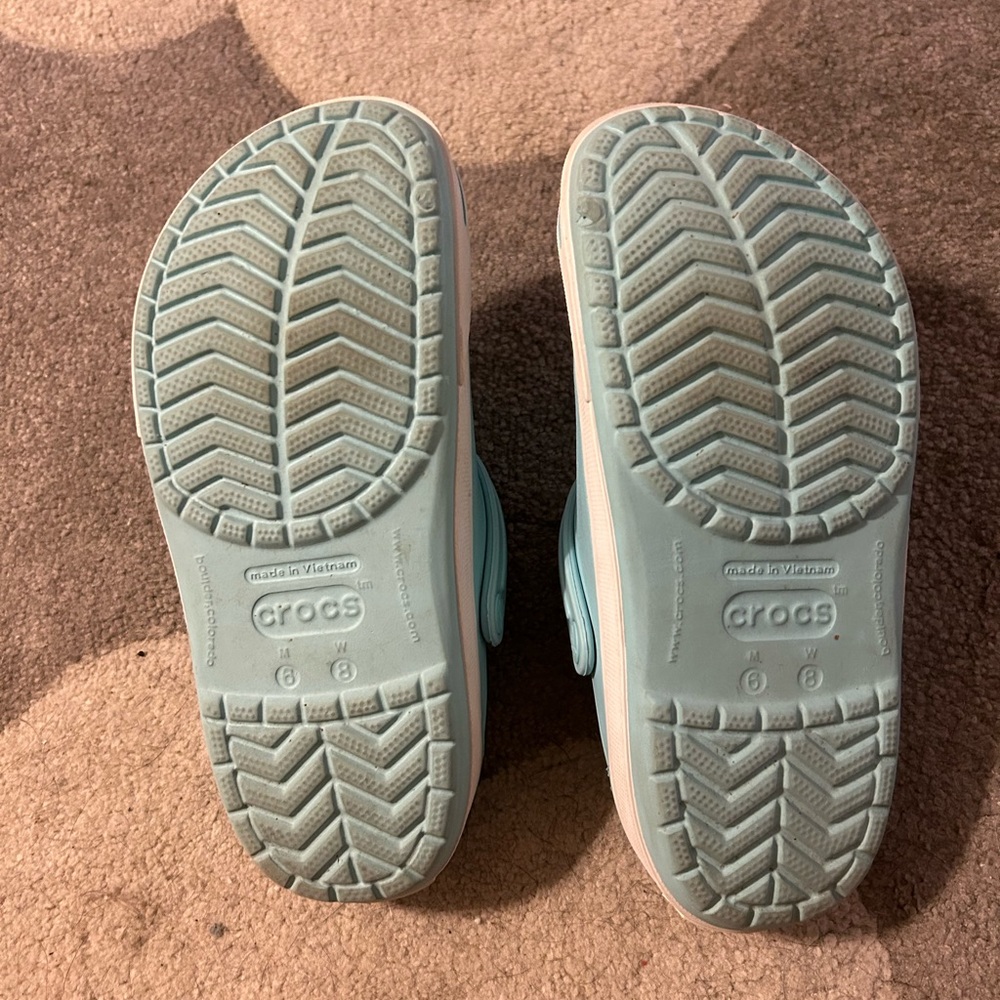 Blue crocs